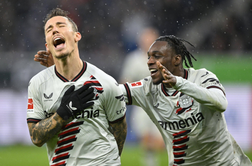 What Is The Hardest Position In Soccer? Ranking All 9 Soccer Position By Difficulty Level: Alejandro Grimaldo and Jeremie Frimpong for Bayer Leverkusen 