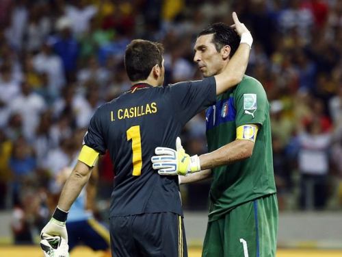 What Is The Hardest Position In Soccer? Ranking All 9 Soccer Position By Difficulty Level: Iker Casilas and Gianluigi Buffon during a penalty shoot-out between Spain and Italy at the 2012 European Championship.