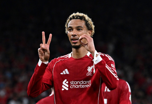 Opening weekend of 2025-26 | Season 35 of the English Premier League | Hugo Ekitike celebrates his goal against Bournemouth with a tribute to late Diogo Jota 