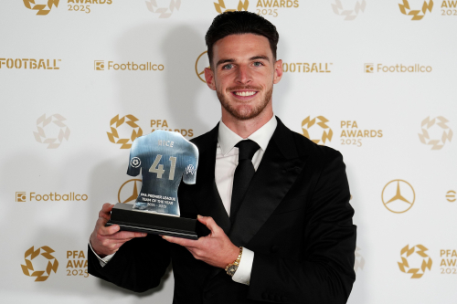PFA Awards 2025 | Arsenal and Liverpool Win Big | Declan Rice