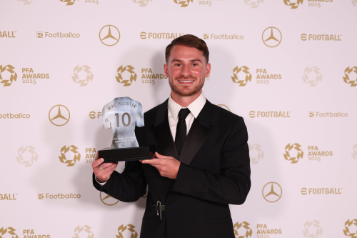 PFA Awards 2025 | Arsenal and Liverpool Win Big | Alexis Mac Allister