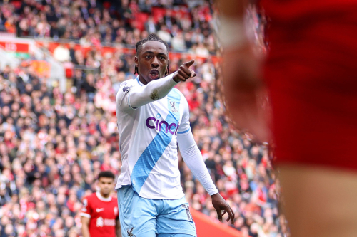 A King Fulfilled, From His Palace To His Roots | Eberechi Eze celebrates his goal against Liverpool in Anfield 